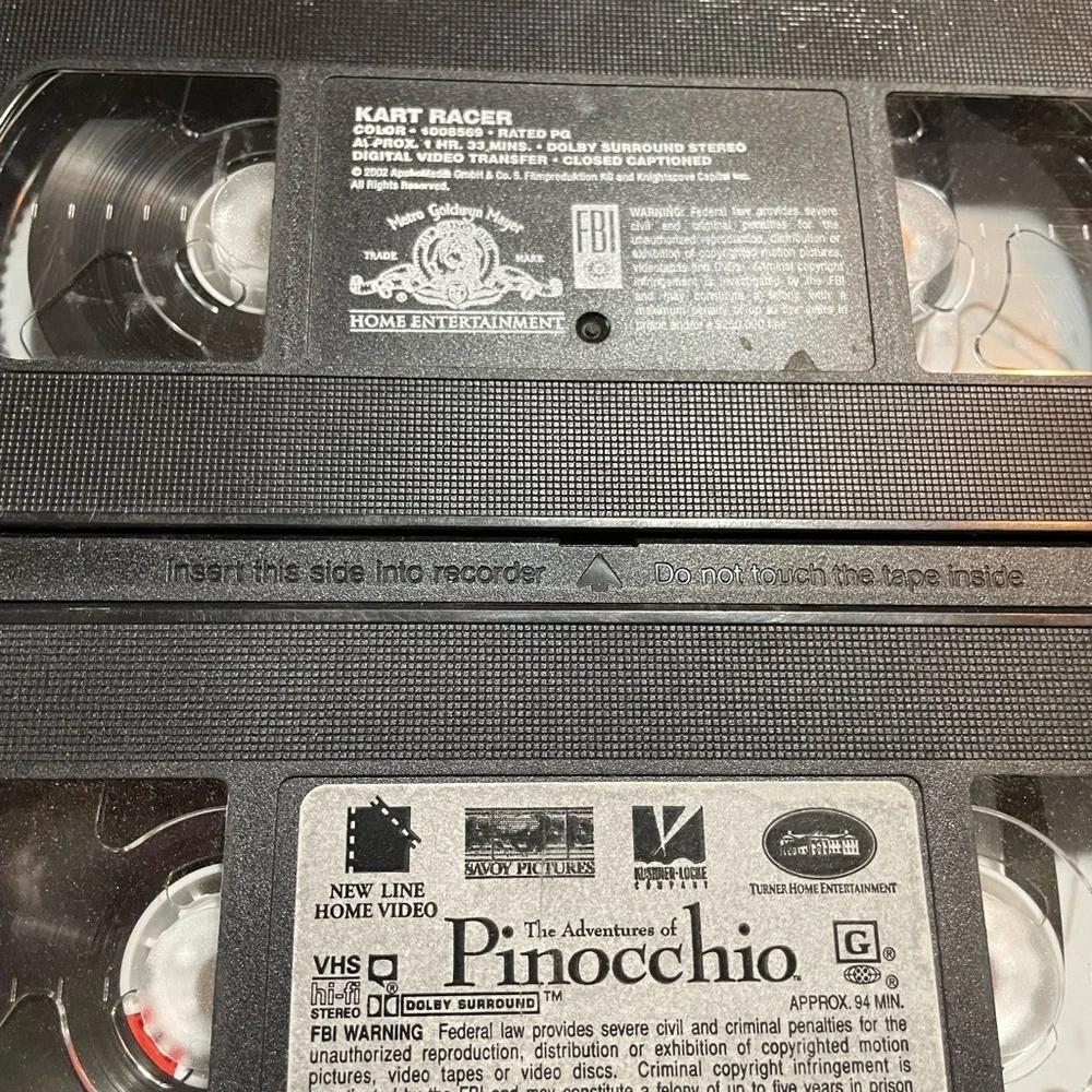 Vintage VHS Tape Collection